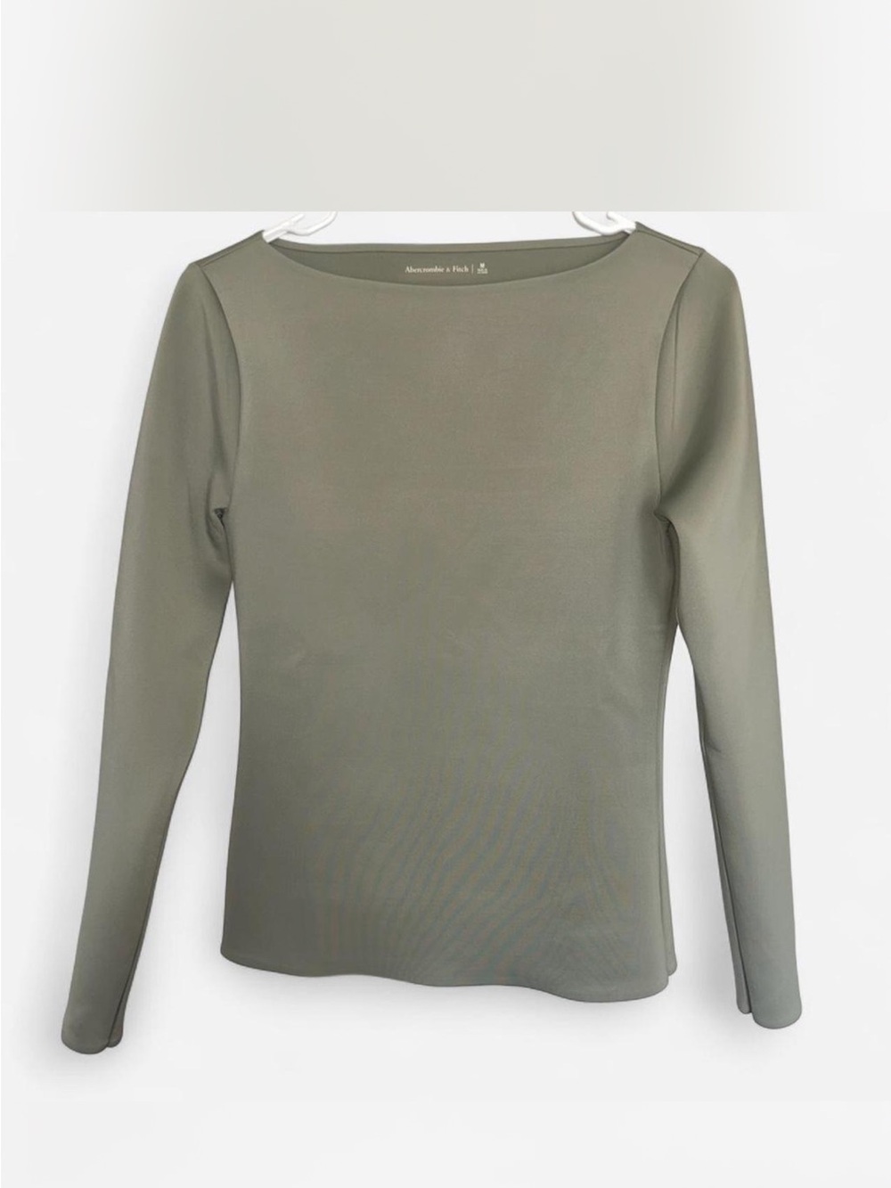 Abercrombie & Fitch olive Green Long Sleeve Top